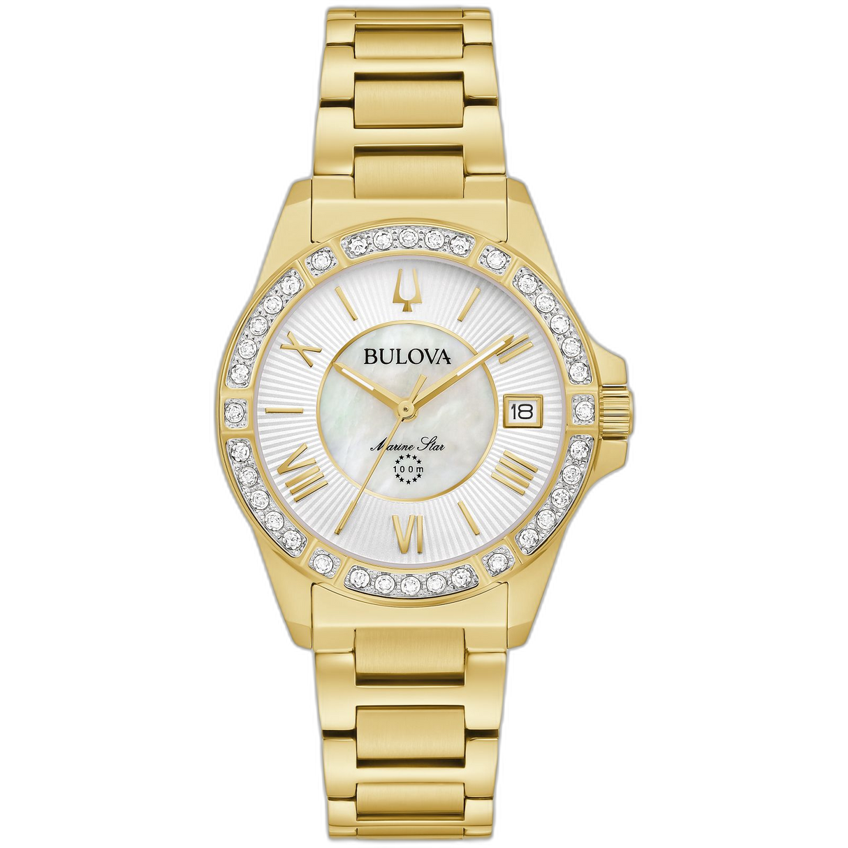 98R294 Reloj Bulova Marine Star de dama pulsera de metal