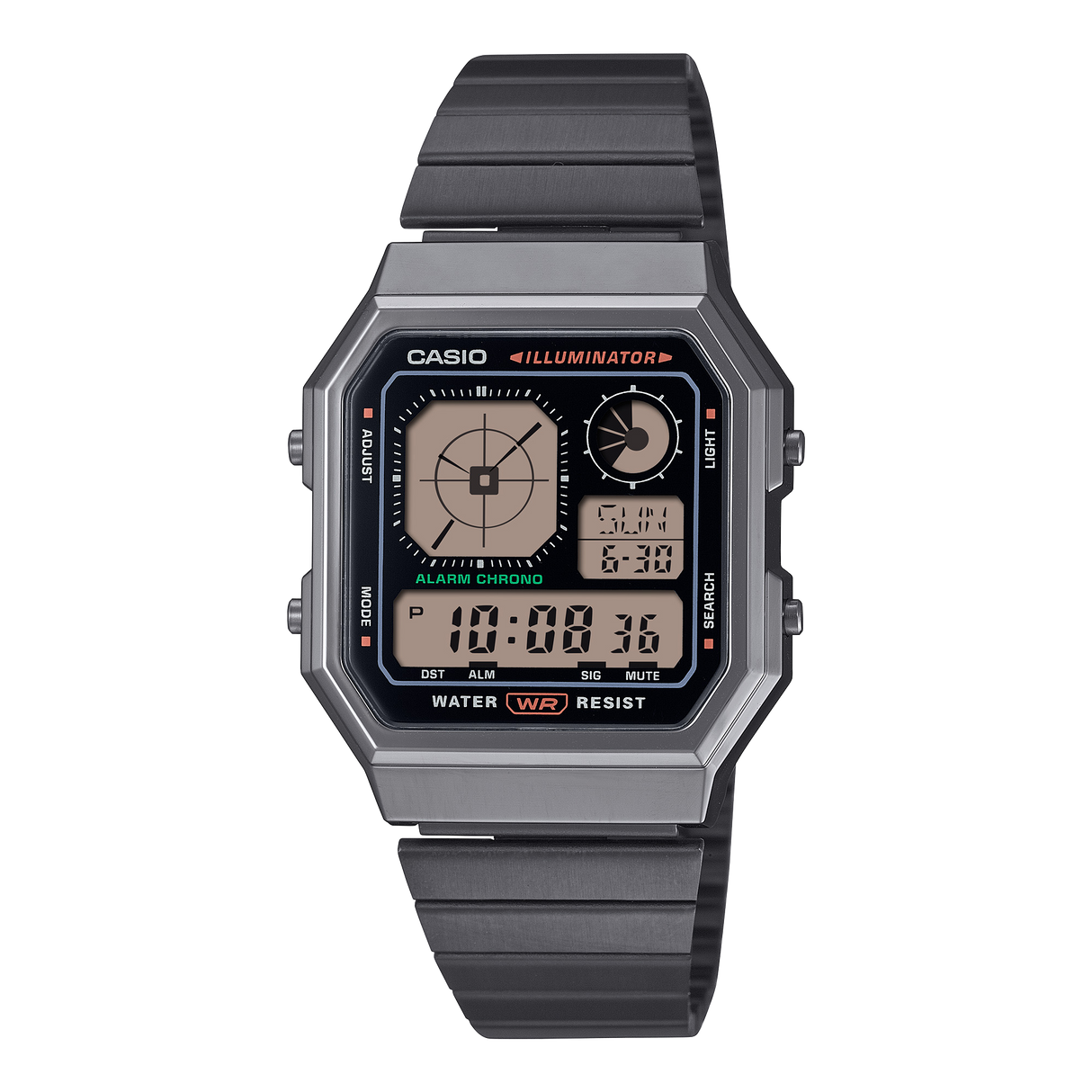A130WE Casio de hombre pulsera de metal