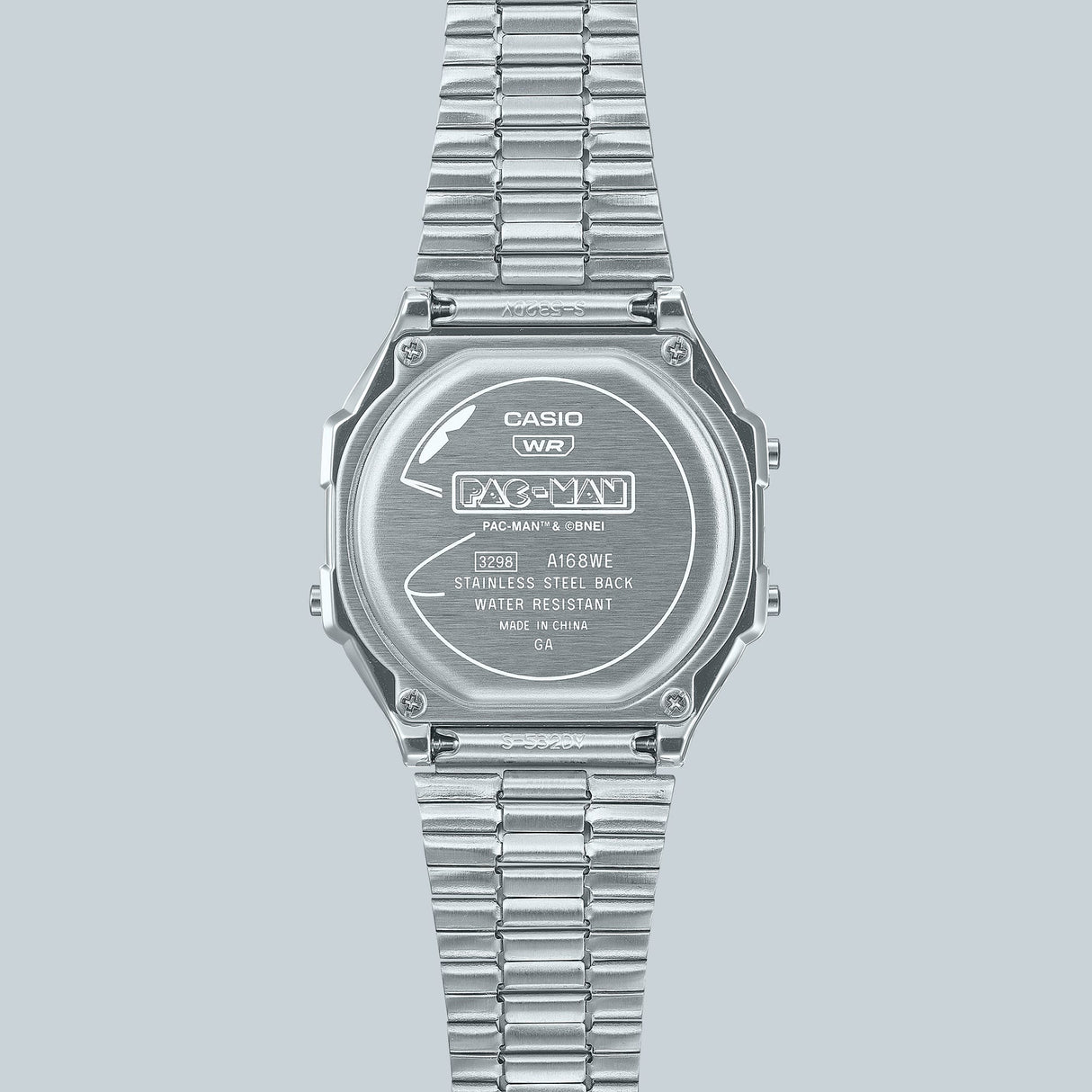 A168WEPC-7A Reloj Casio Pac-Man pulsera de metal