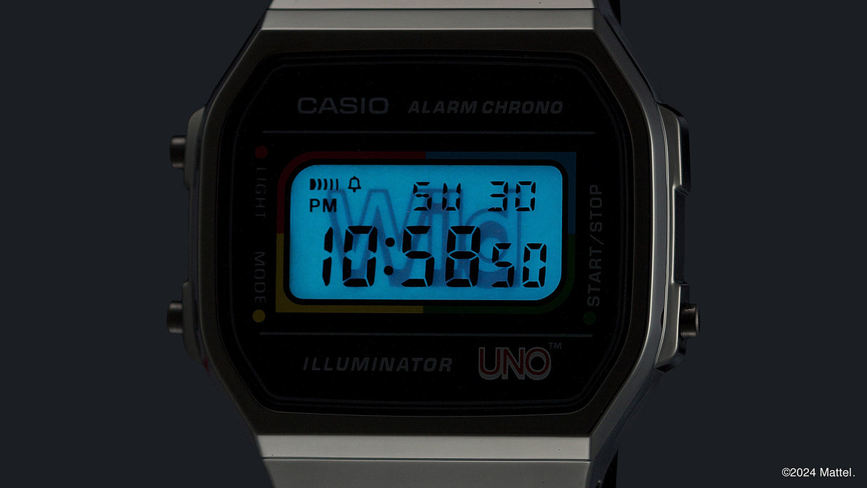 A168 Reloj Casio Unisex pulsera de metal Edición UNO