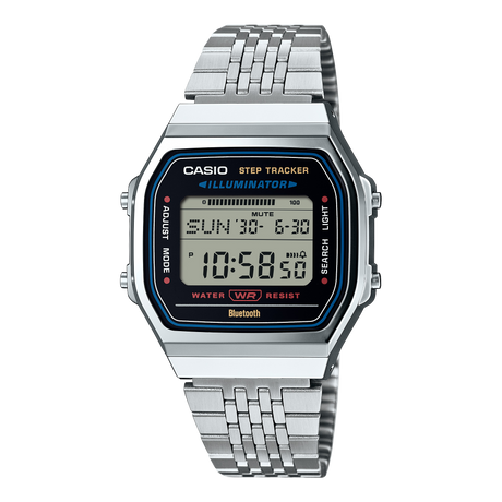 ABL-100 Reloj Casio Unisex pulsera de metal digital con Bluetooth vintage