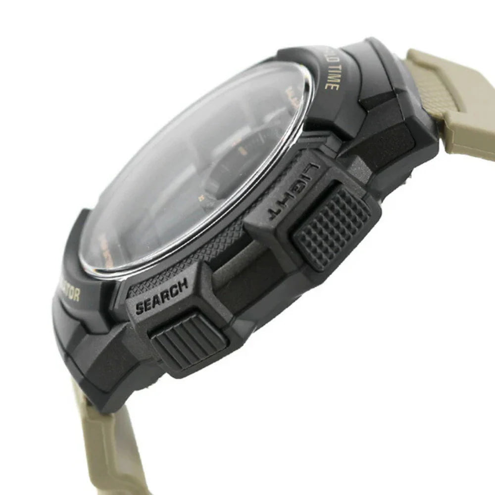 AE-1000 Reloj Casio para Hombre Banda de Goma Digital Illuminator Hora Mundial 10 Años de Batería