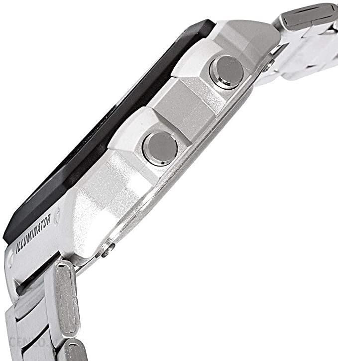 AE-1200 Reloj Casio para Hombre Pulsera de Metal Digital Illuminator Hora Mundial 10 Años de Batería