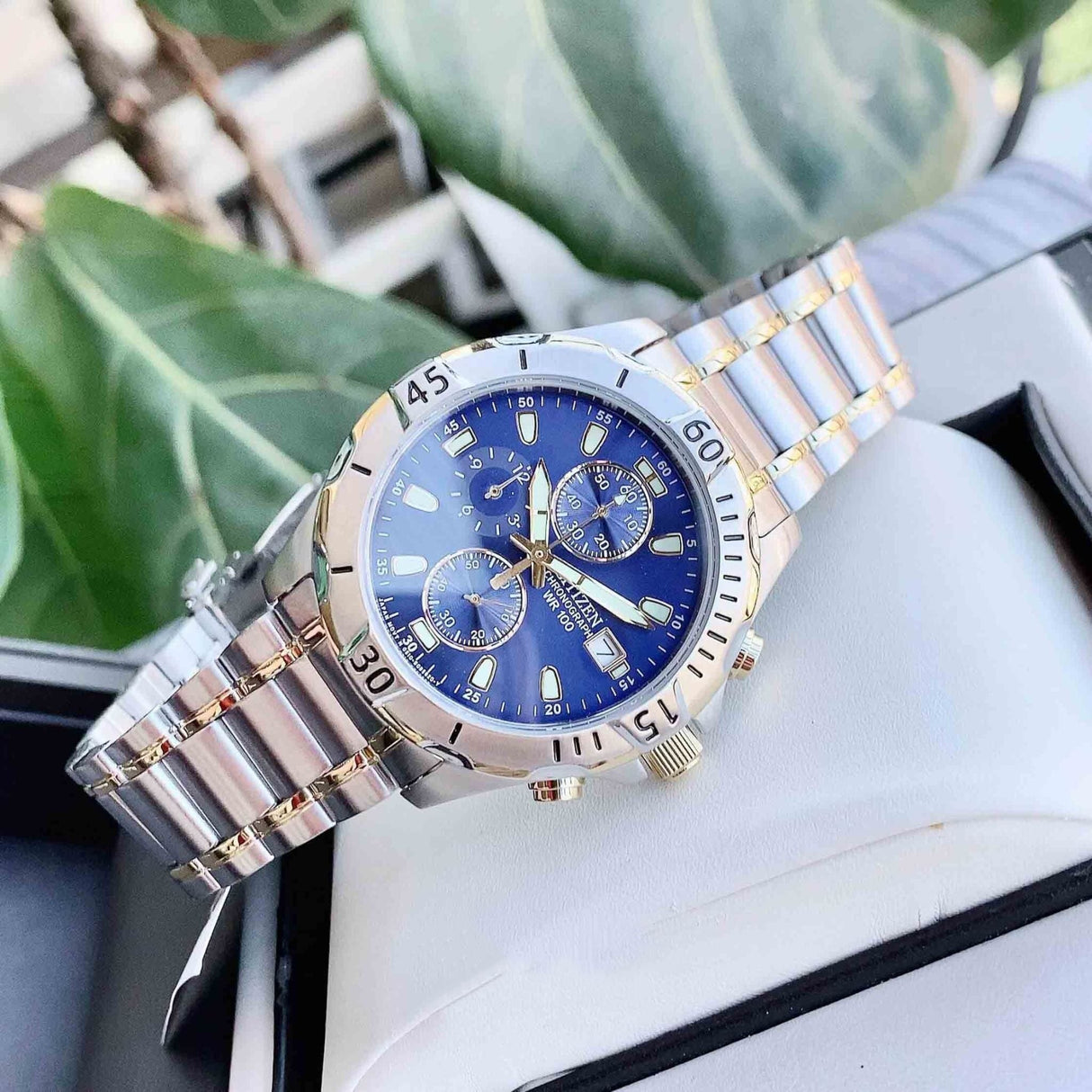 AN3394-59L Citizen Reloj para Hombre Análogo Pulsera de Metal