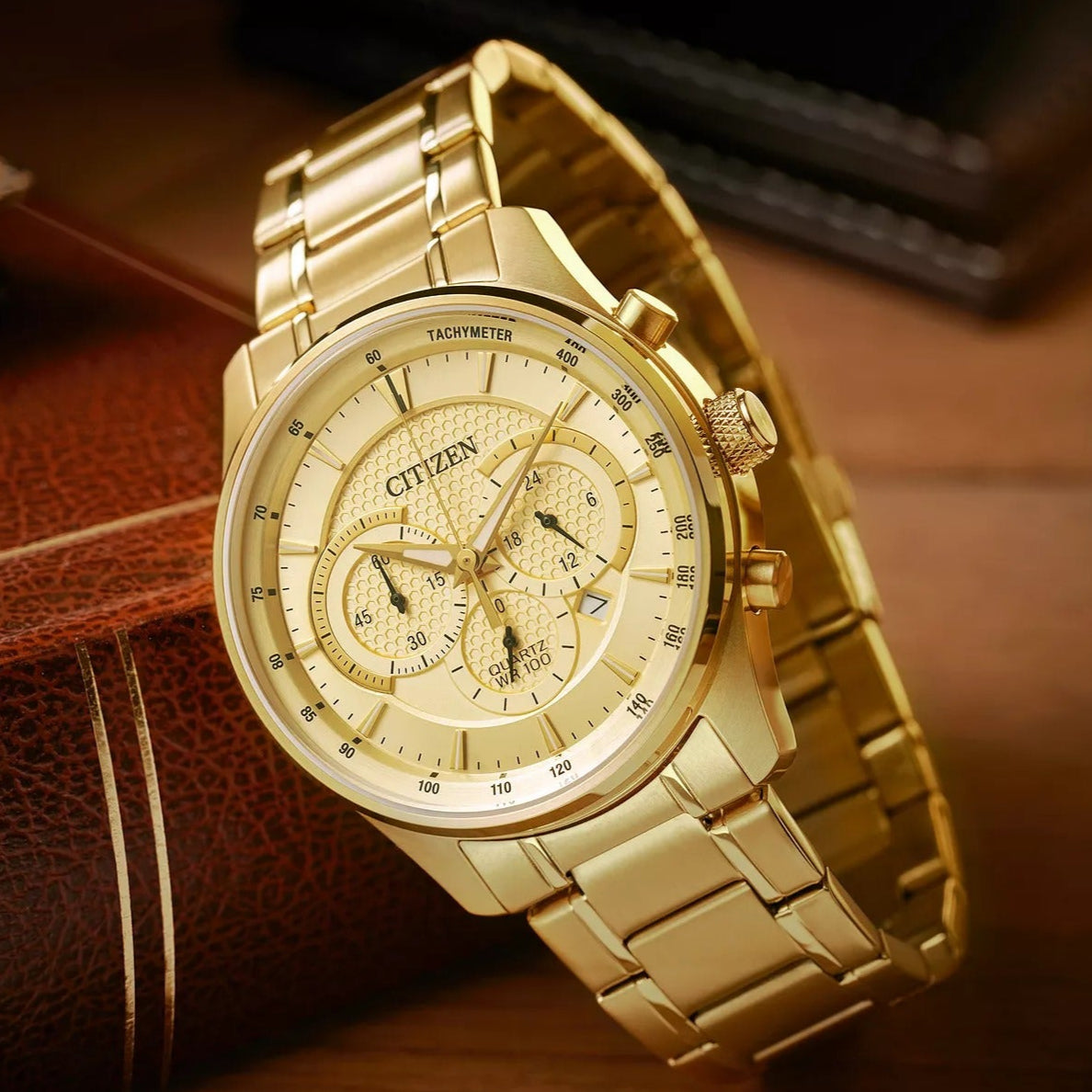 AN8192-56P Reloj Citizen de hombre pulsera de metal 42 mm