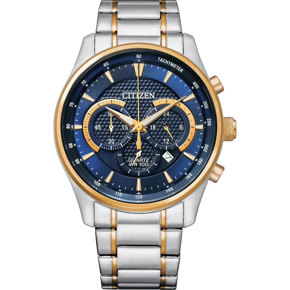 AN8194-51L Reloj Citizen Sport de hombre pulsera de metal 42 mm