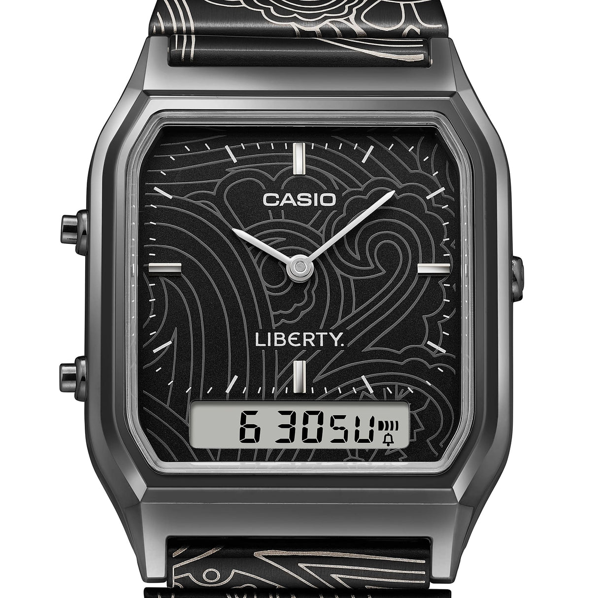 AQ-230 Reloj Casio x Liberty unisex correa de metal