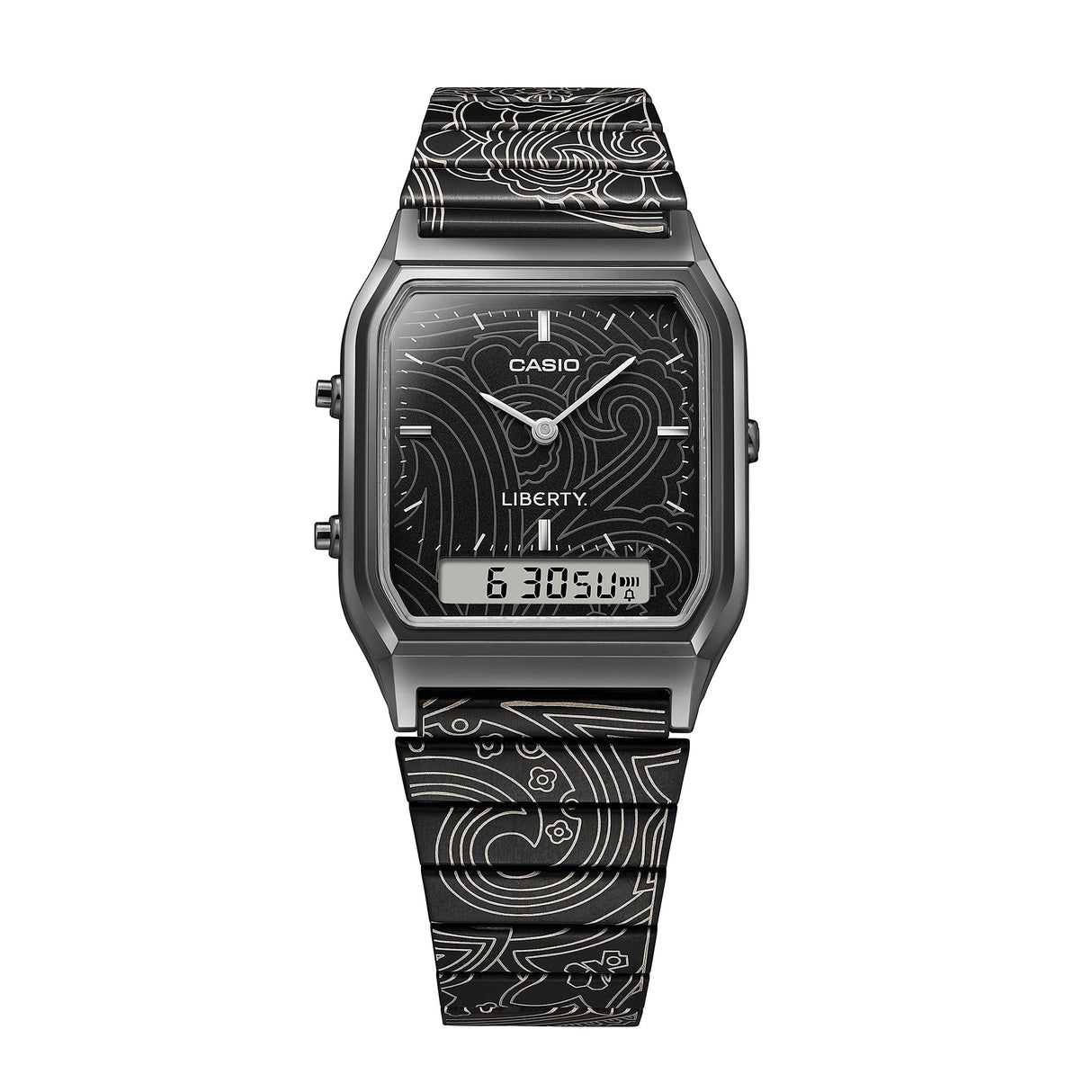 AQ-230 Reloj Casio x Liberty unisex correa de metal