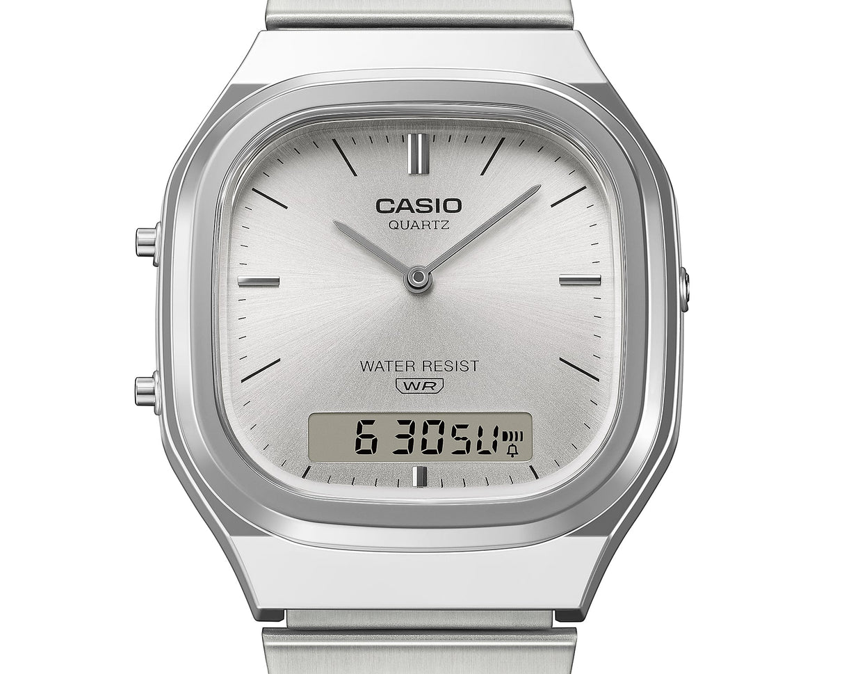 AQ-240 Reloj Casio de dama pulsera de metal