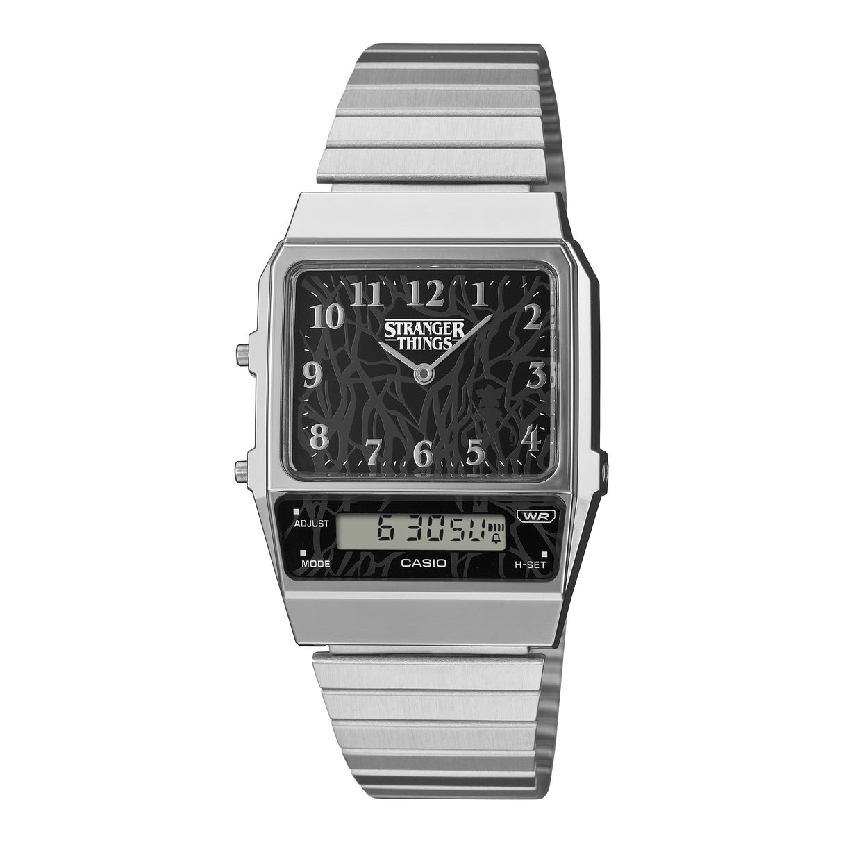 AQ-800EST-1A Reloj Casio Stranger Thing unisex correa de metal