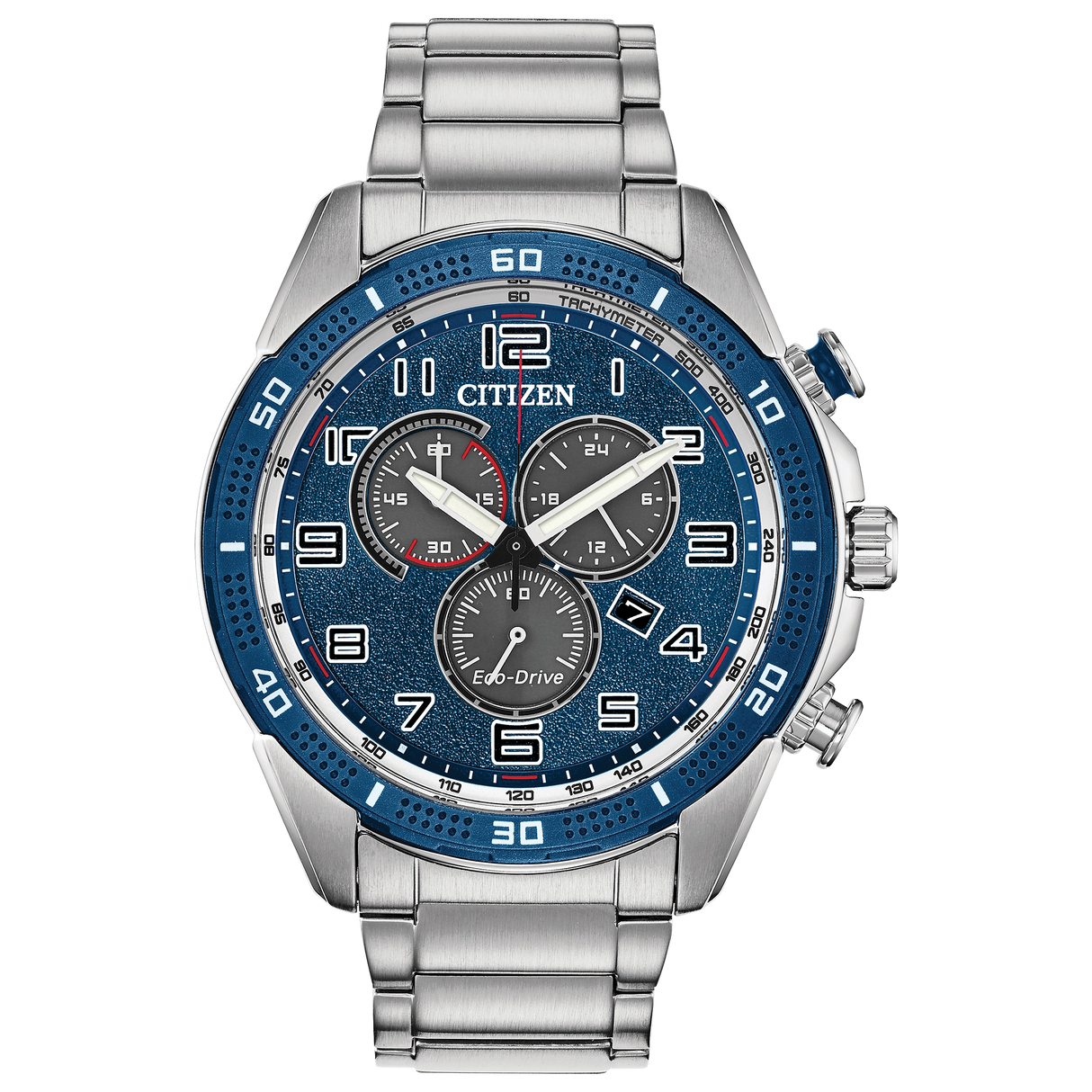 AT2440-51L Reloj Citizen Sport de hombre pulsera de metal 45 mm