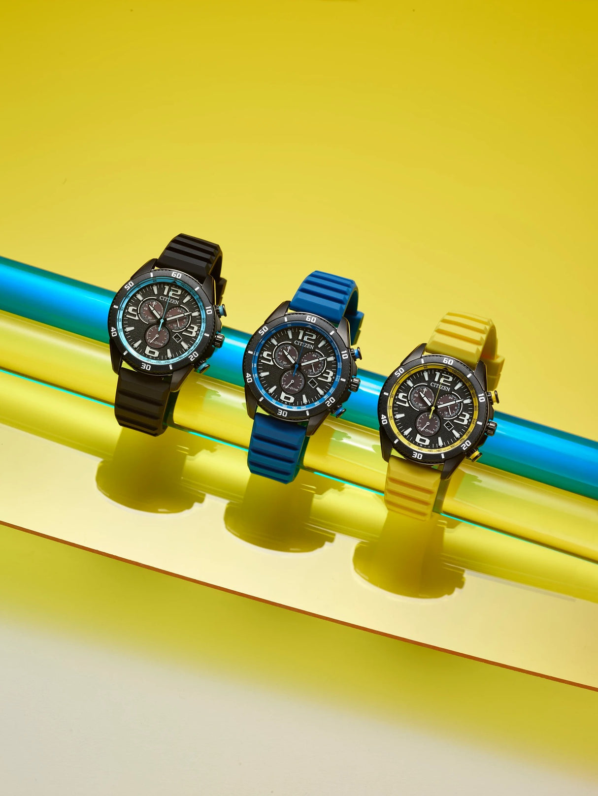 AT2587-02E Reloj Citizen Eco-Drive Brycen de hombre correa de caucho