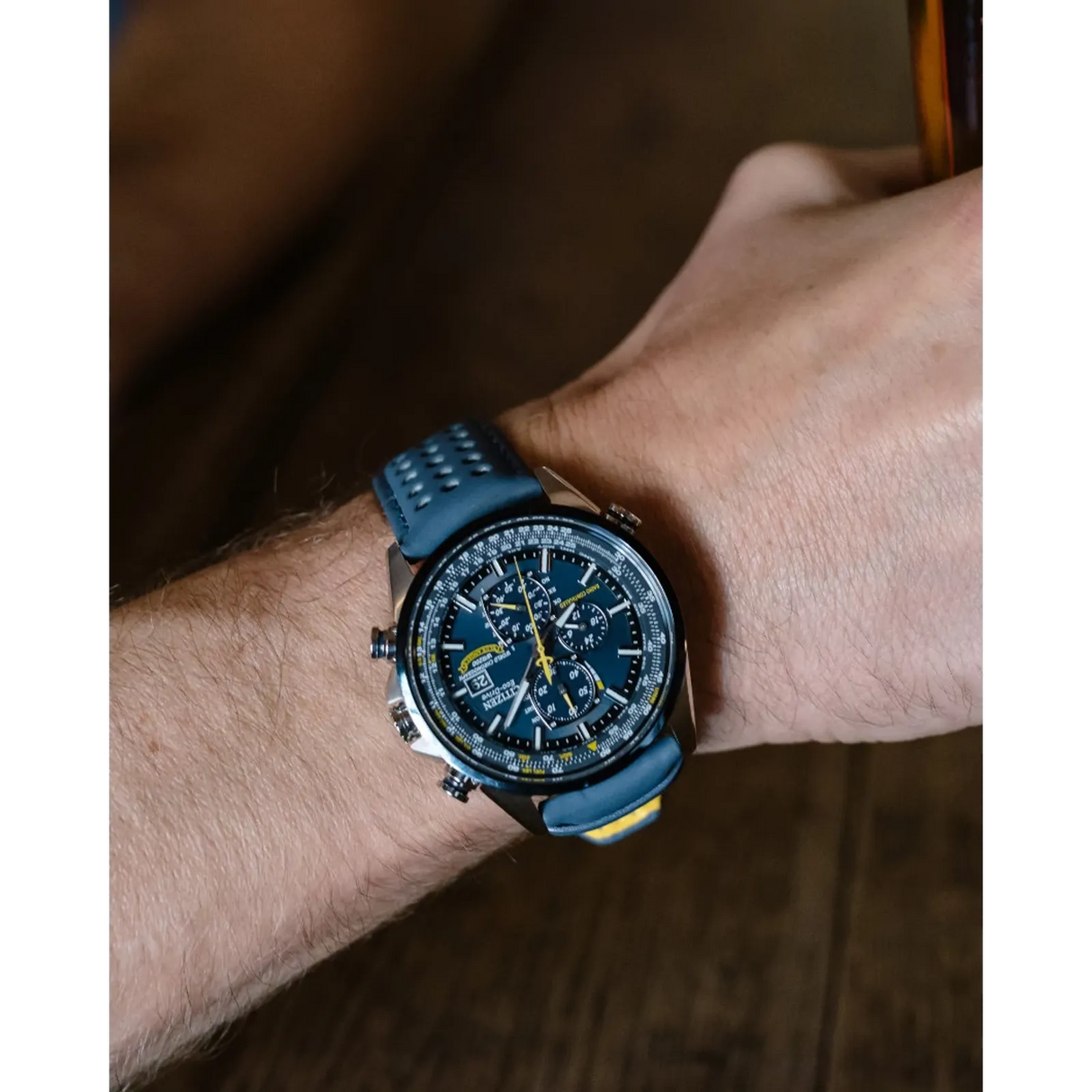 AT8020-03L Reloj Citizen Blue Angels de hombre pulsera de resina