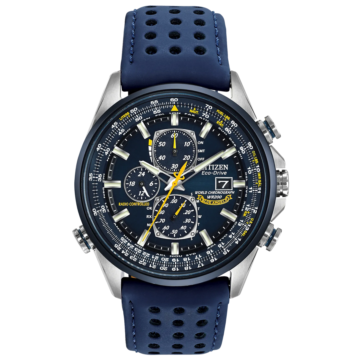 AT8020-03L Reloj Citizen Blue Angels de hombre pulsera de resina