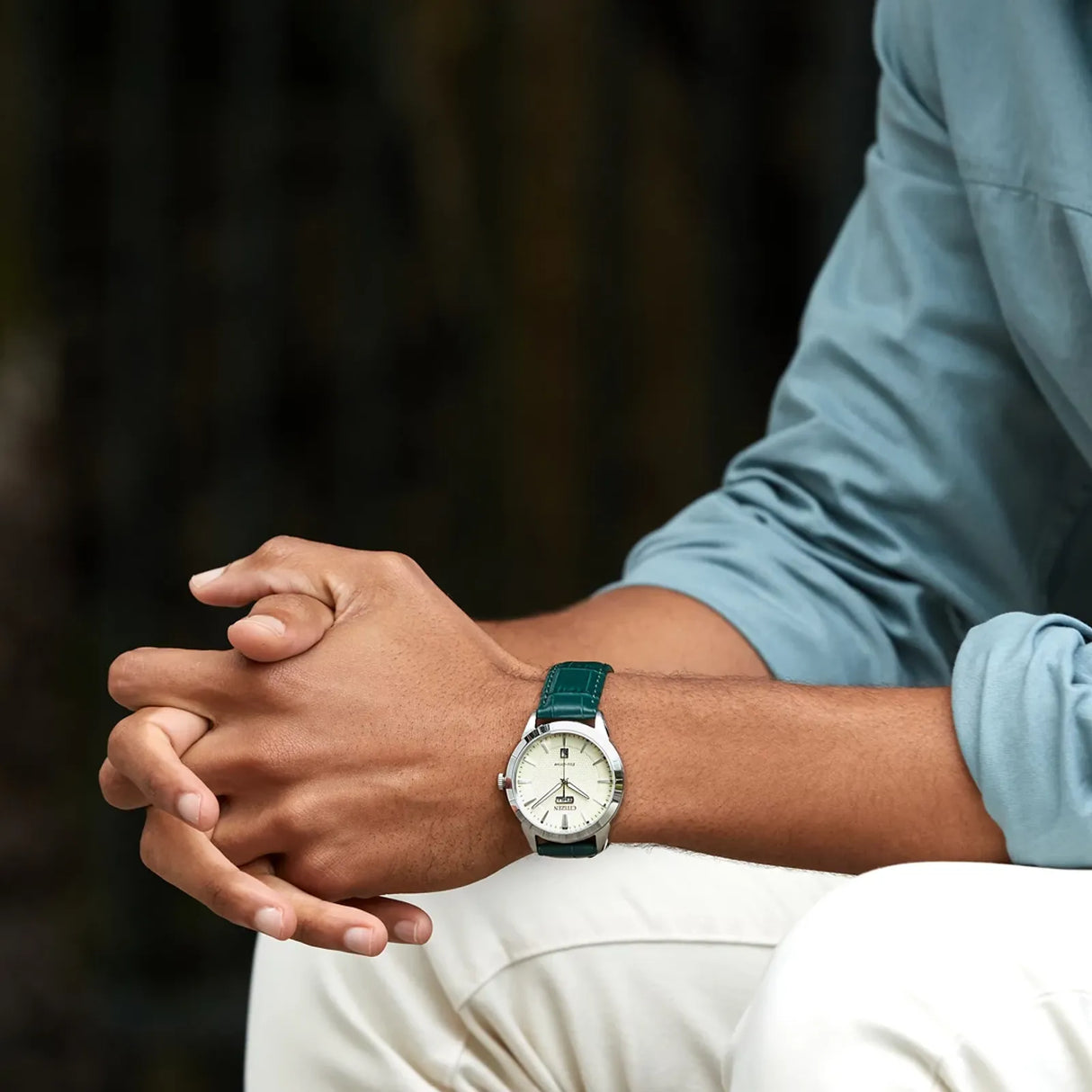 AW0090-11Z Reloj Citizen Rolan de hombre pulsera de piel