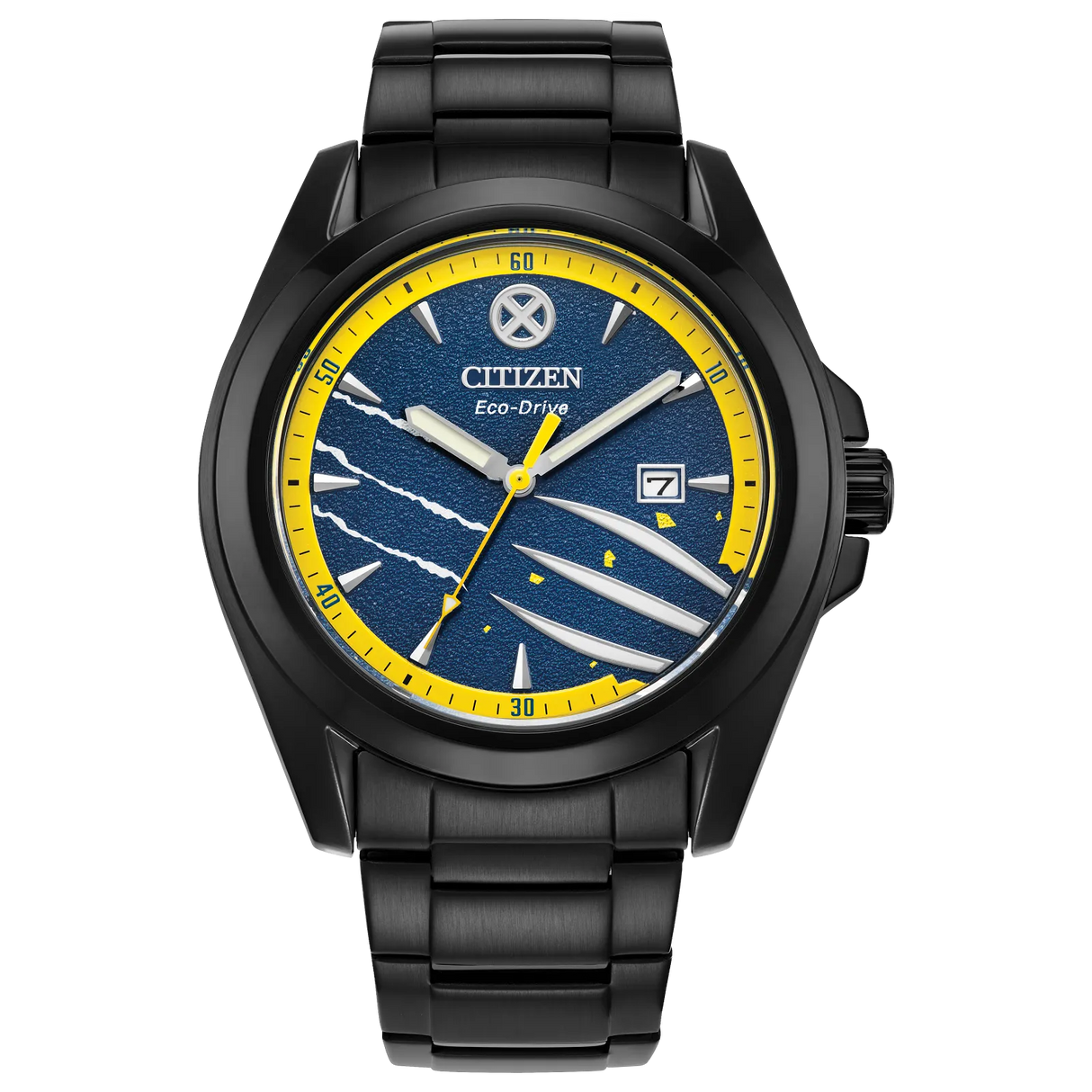 AW1435-66W Reloj Citizen Wolverine Edition Marvel de caballero correa de acero