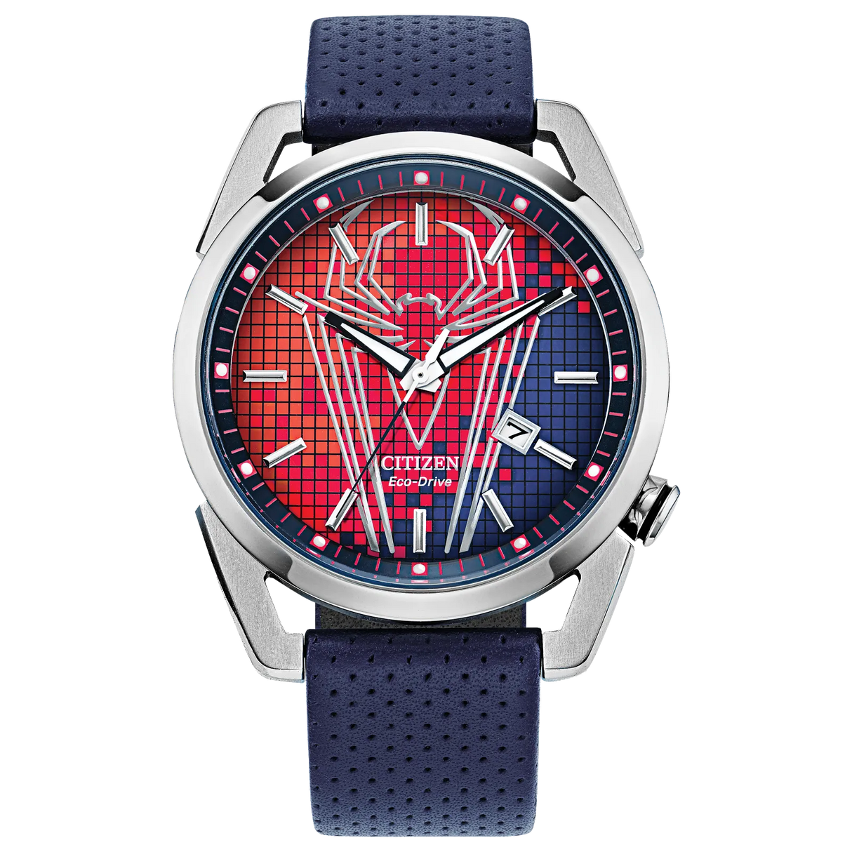 AW1680-03W Reloj Citizen Spider-Man Marvel Edition de hombre pulsera de piel