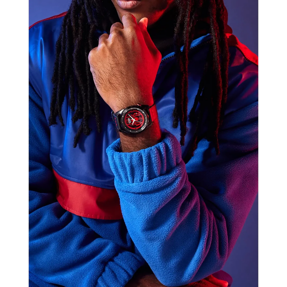 AW1685-00W Citizen Miles Morales Marvel Edition de caballero pulsera de piel