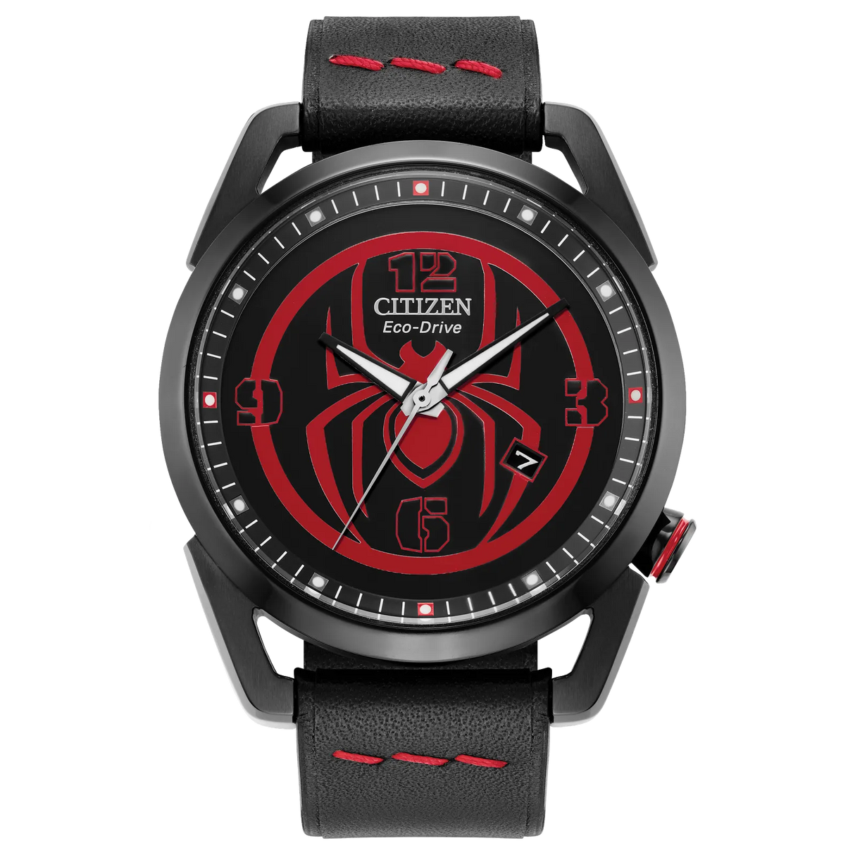 AW1685-00W Citizen Miles Morales Marvel Edition de caballero pulsera de piel