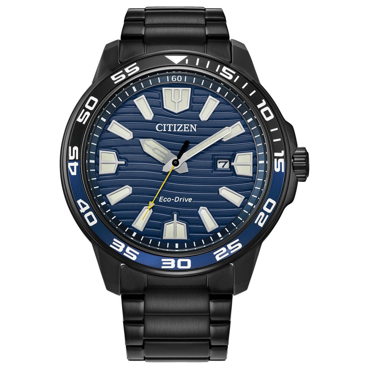 AW1705-55L Reloj Citizen Eco-Drive de hombre pulsera de metal 45mm