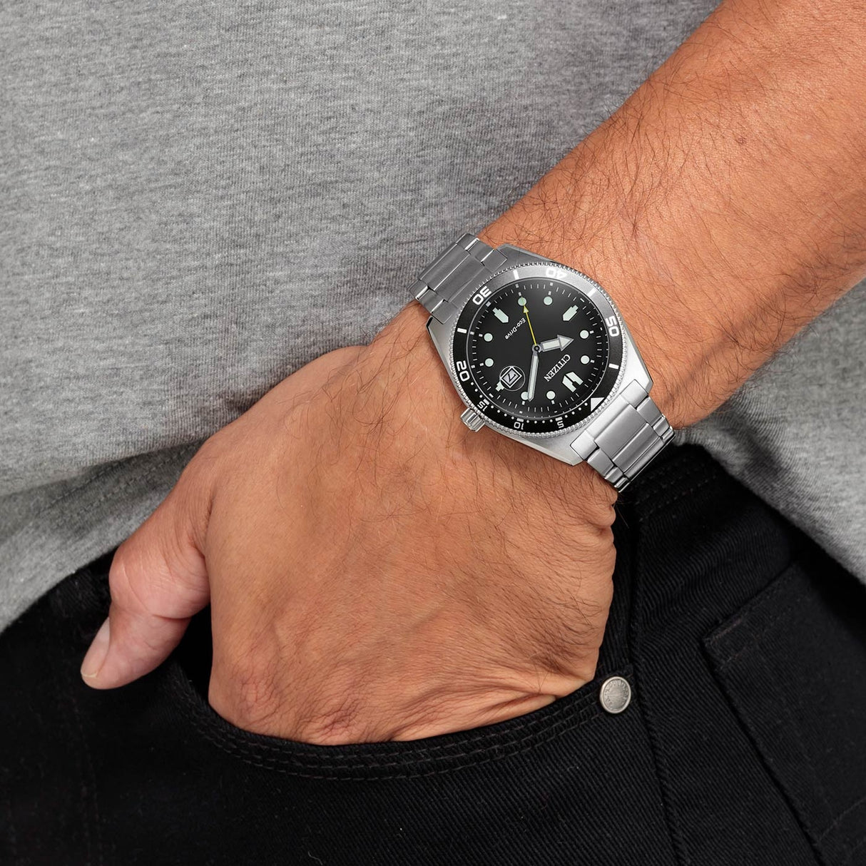 AW1760-81E Reloj Citizen Eco-Drive de hombre pulsera de metal