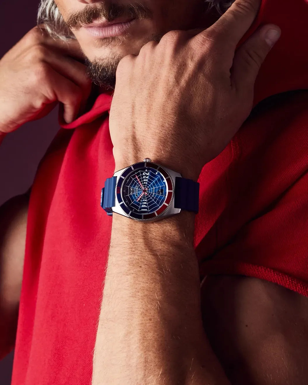 AW2050-49W Reloj Citizen Spider-Man de hombre pulsera de caucho 43 mm