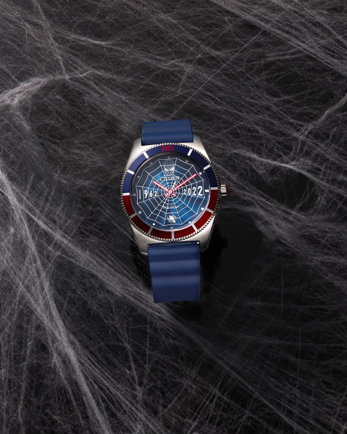 AW2050-49W Reloj Citizen Spider-Man de hombre pulsera de caucho 43 mm