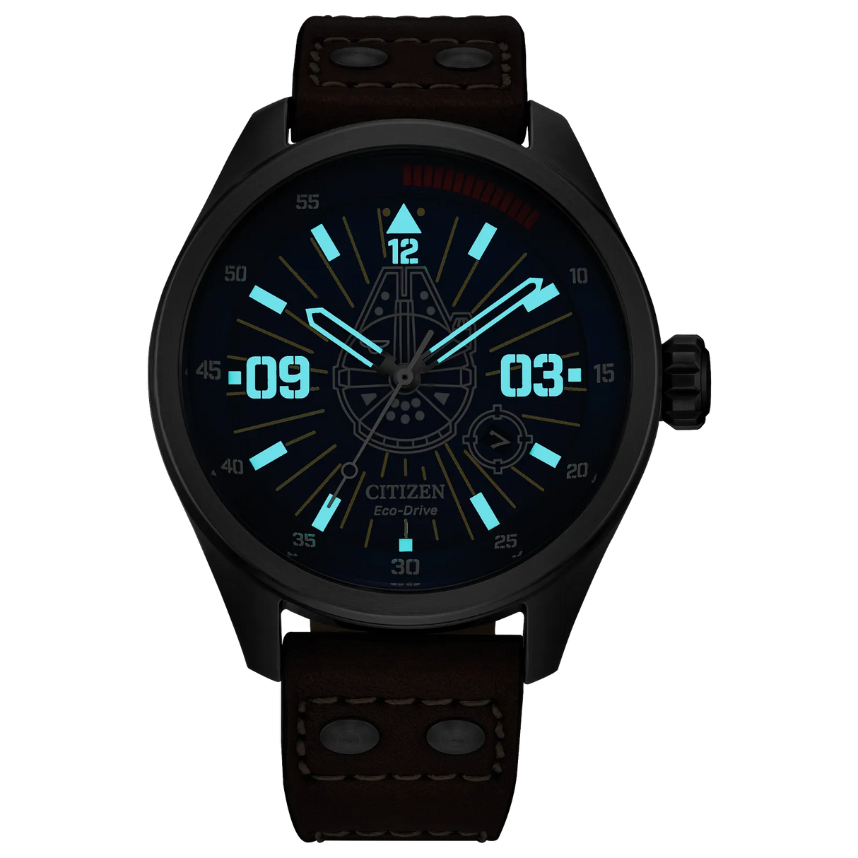 AW5009-03W Reloj Citizen Han Solo Star Wars de hombre pulsera de piel