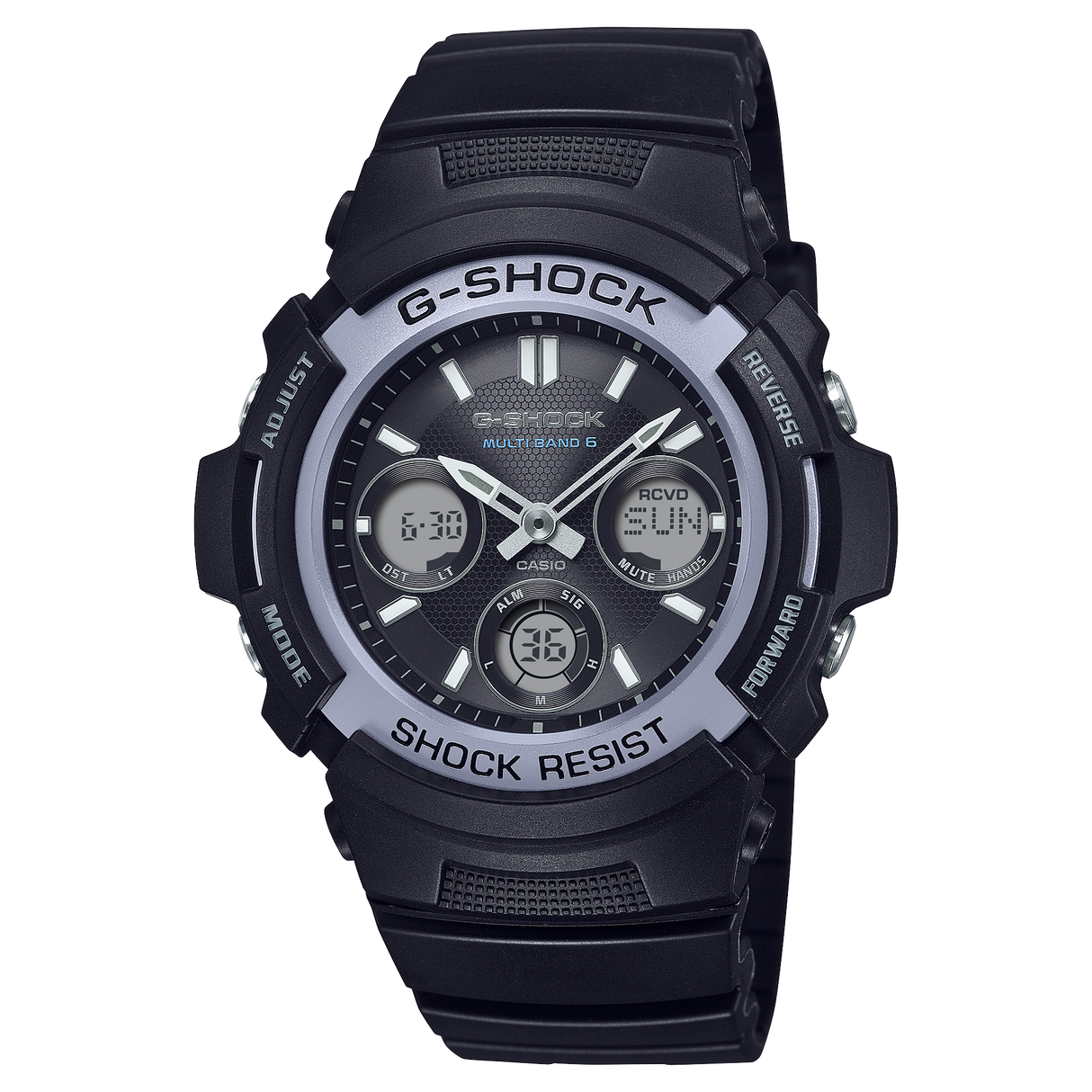 AWG-M100A Reloj G-Shock de hombre pulsera de caucho