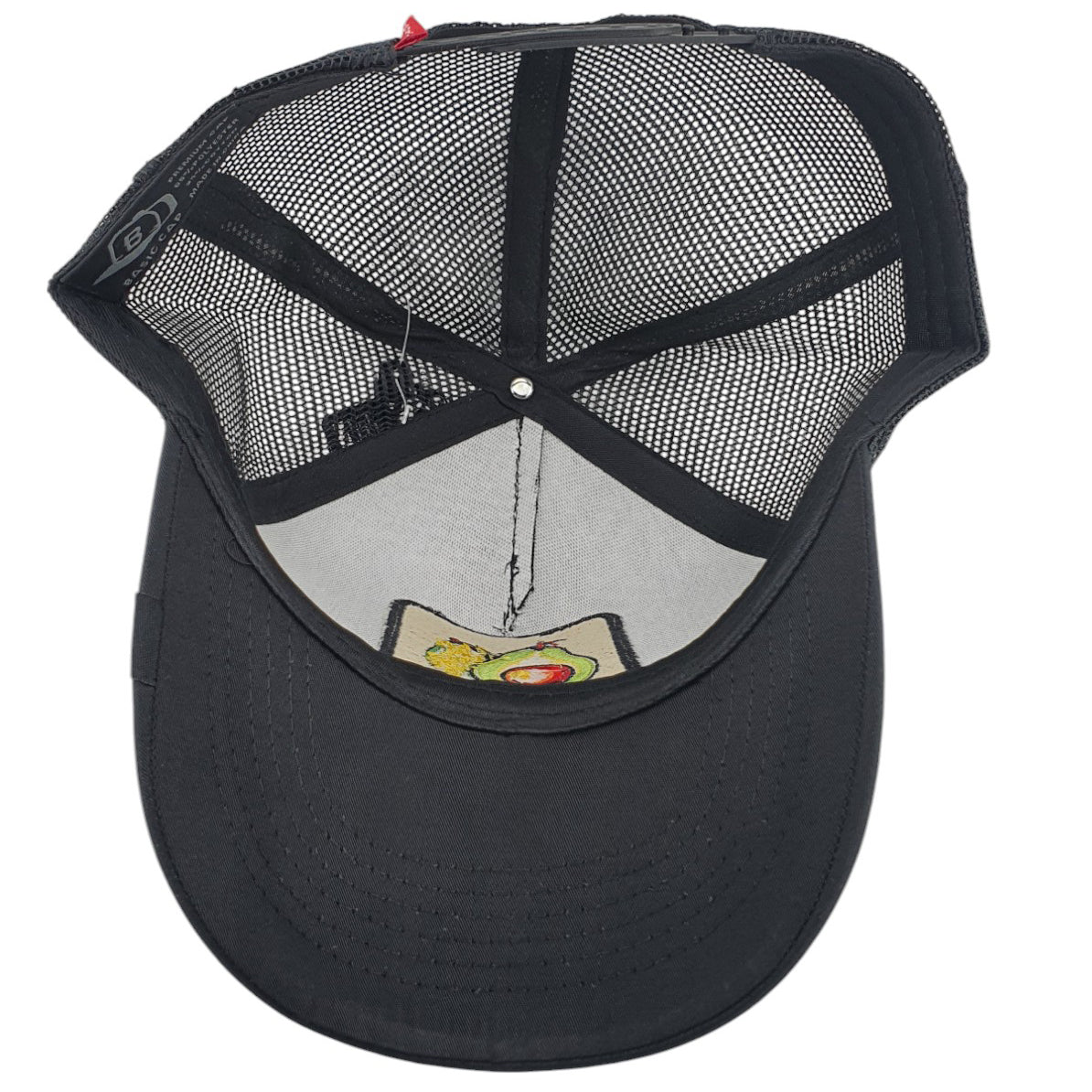 Gorras Basic Cap Authentic food Aguacate con malla trasera
