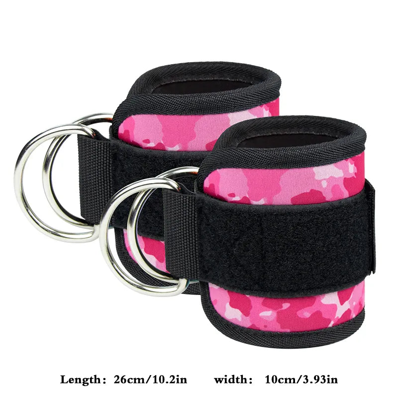 Correas de Tobillo en Rosado y Gris #5-0024