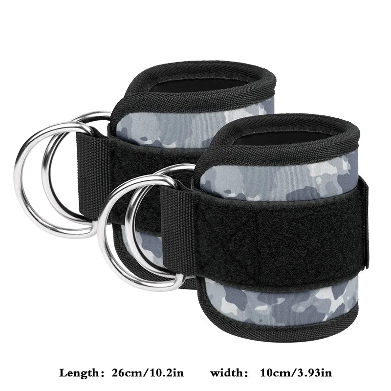 Correas de Tobillo en Rosado y Gris #5-0024