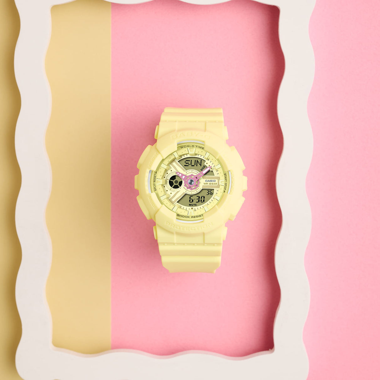 BA-110X Reloj Baby-G para Mujer Pulsera de Caucho Doble hora