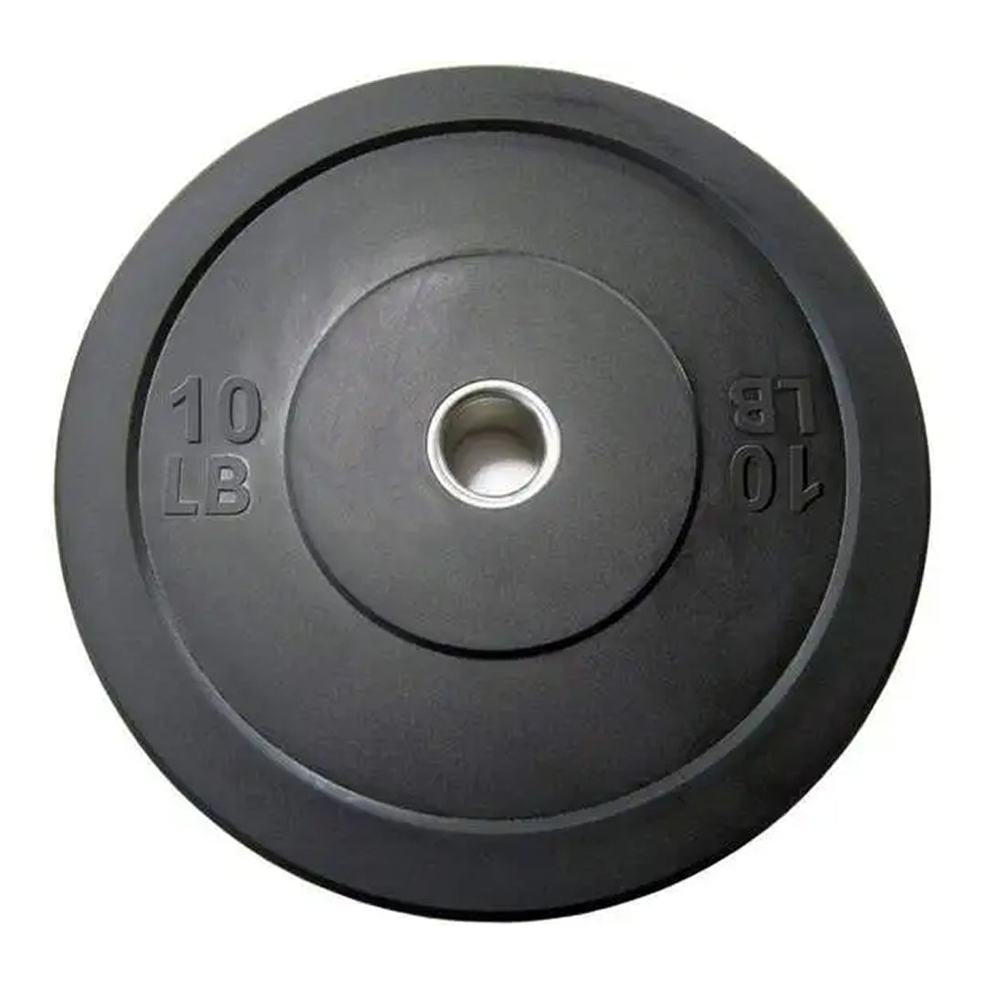 BBMP Discos bumper plates para pesas desde 10lb a 45lb negro