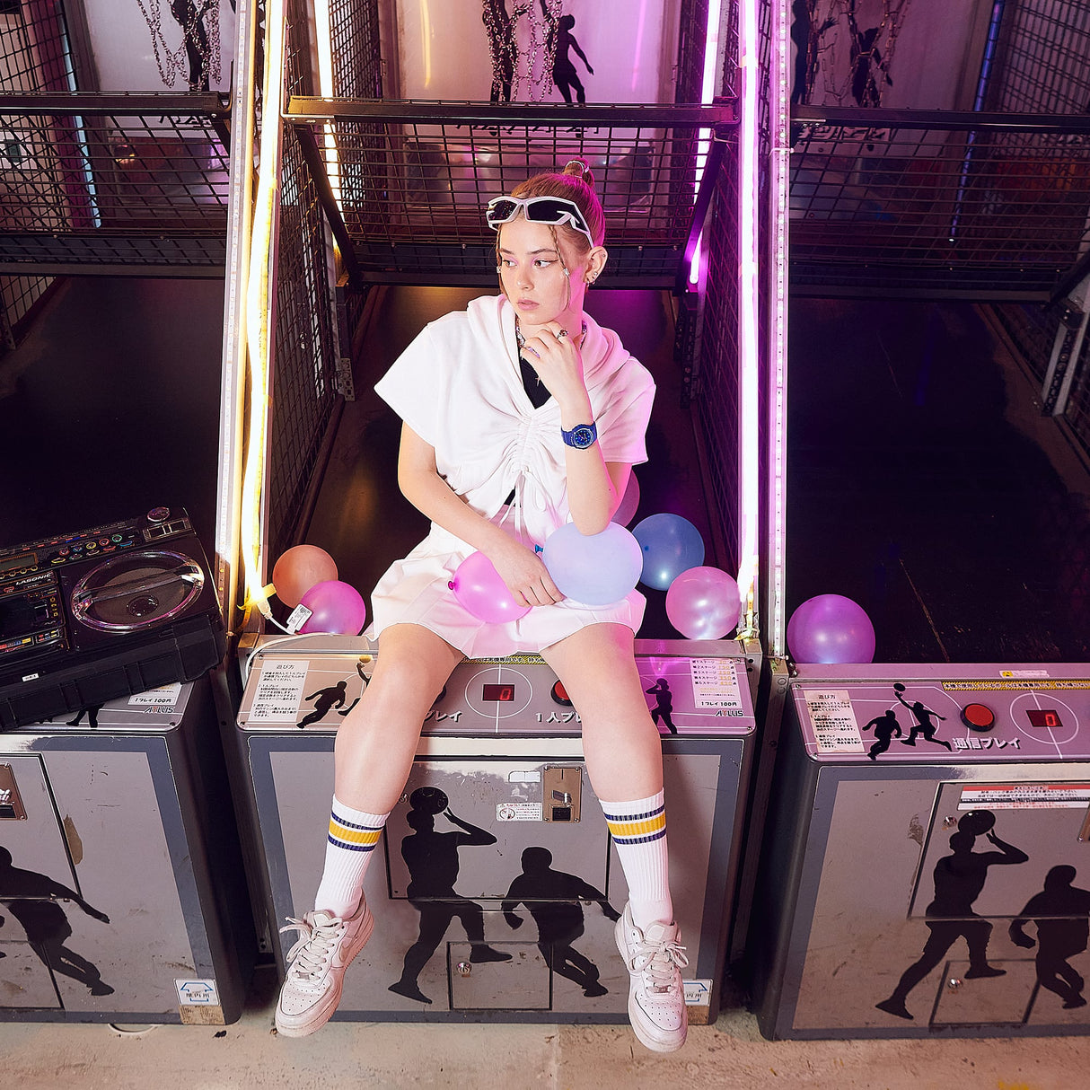 BGA-280 Baby-G Reloj para Mujer Pulsera de Caucho Doble hora