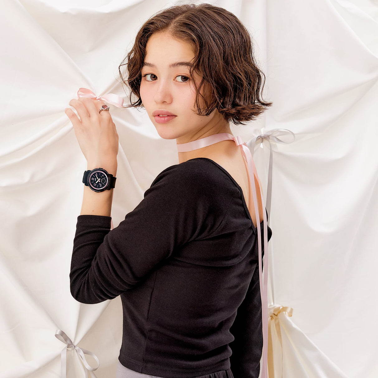 BGA-290 Reloj Baby-G de dama pulsera de resina doble hora