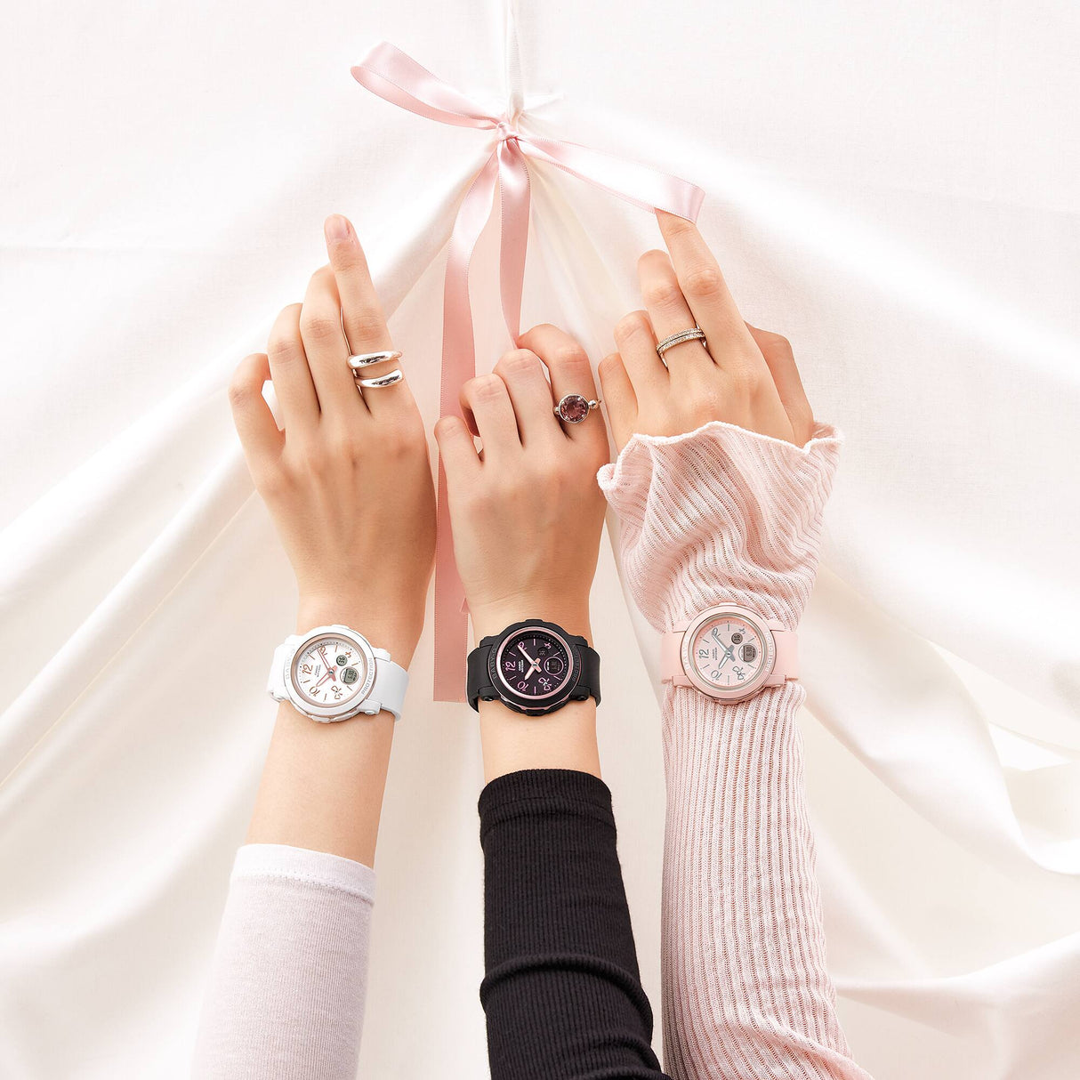 BGA-290 Reloj Baby-G de dama pulsera de resina doble hora