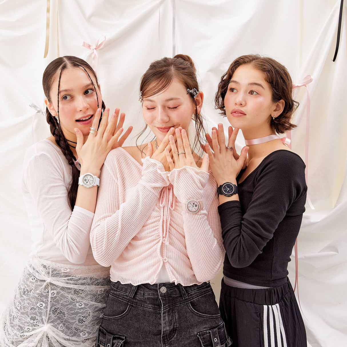 BGA-290 Reloj Baby-G de dama pulsera de resina doble hora