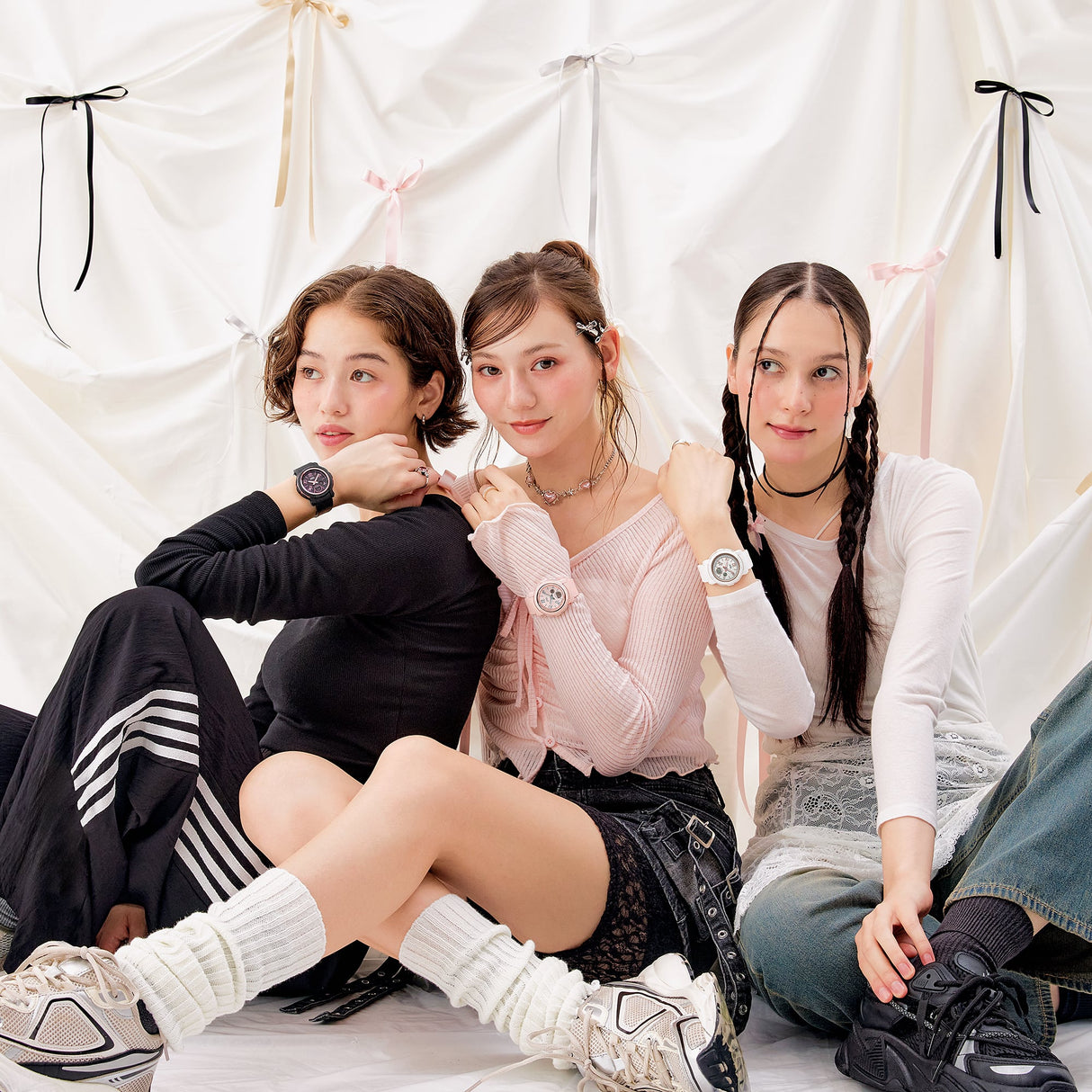 BGA-290 Reloj Baby-G de dama pulsera de resina doble hora