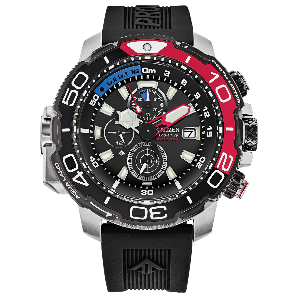BJ2167-03E Reloj Citizen Promaster Eco Drive de hombre banda de resina 46 mm