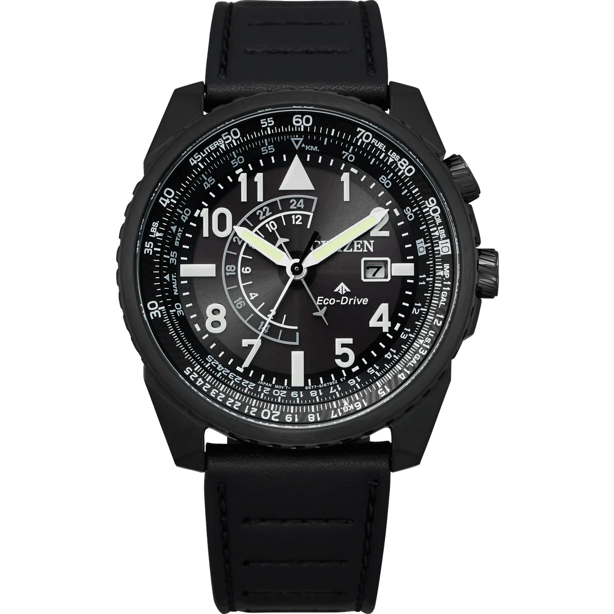 BJ7135-02E Reloj Citizen Promaster Nighthawk de caballero correa de cuero 42 mm