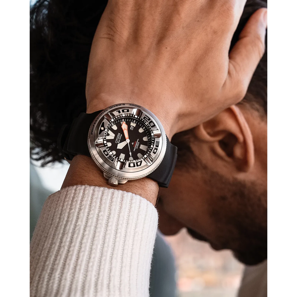 BJ8050-08E Reloj Citizen Promaster Dive Ecozilla para caballero pulsera de resina