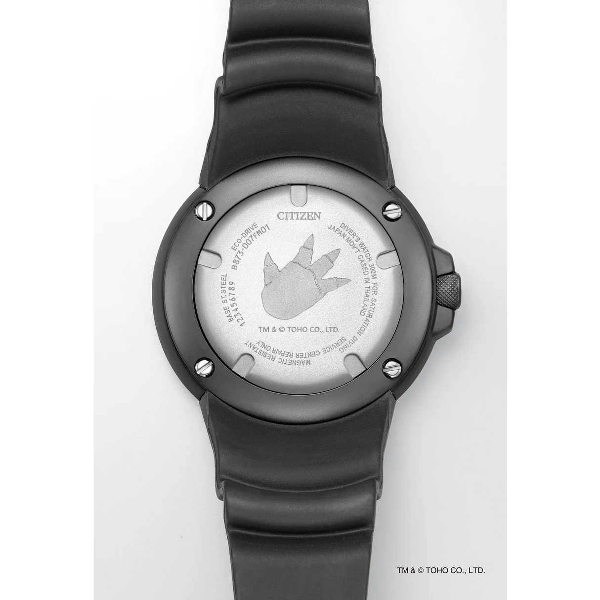 BJ8059-03Z Reloj Citizen Godzilla de hombre pulsera de caucho