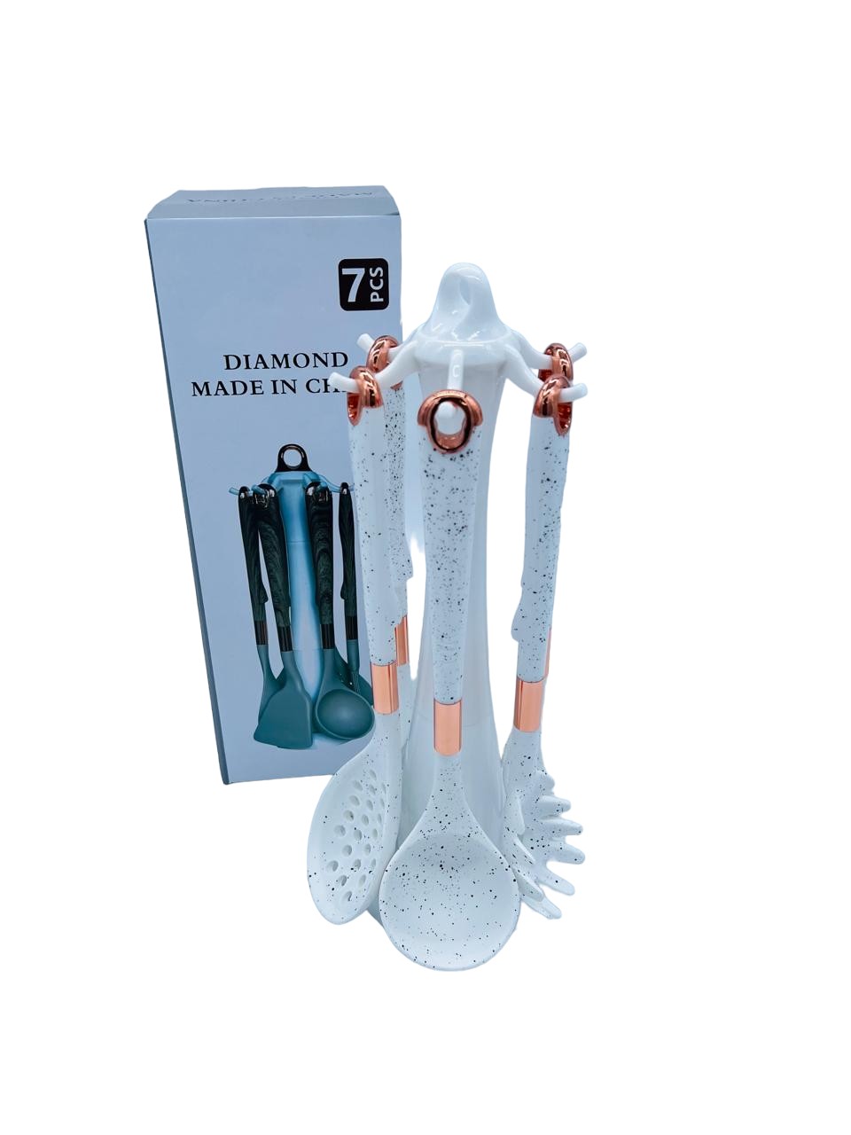 BL-03 Set de 7 utensilios de cocina base plástica