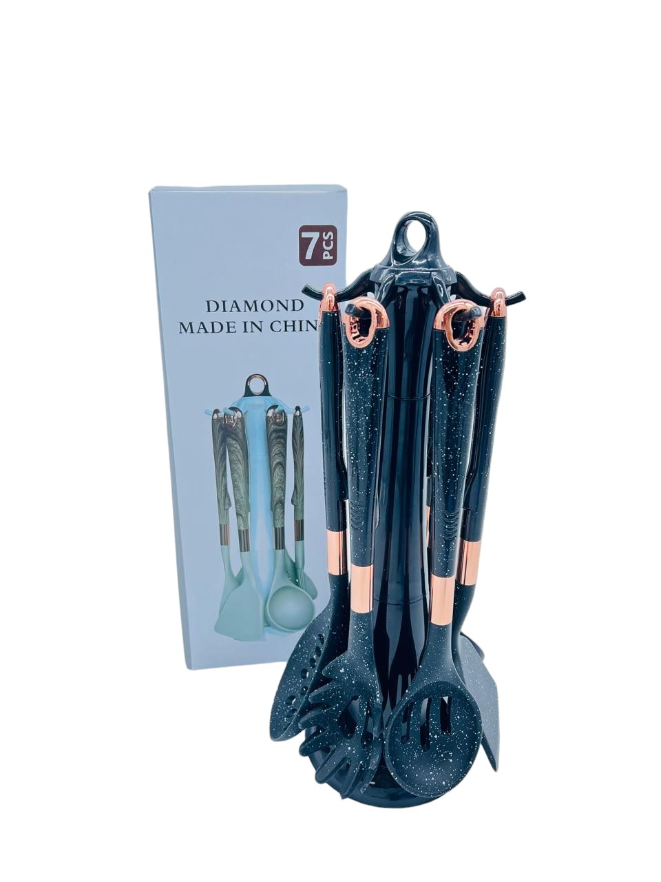 BL-04 Set de 7 utensilios de cocina base plástica