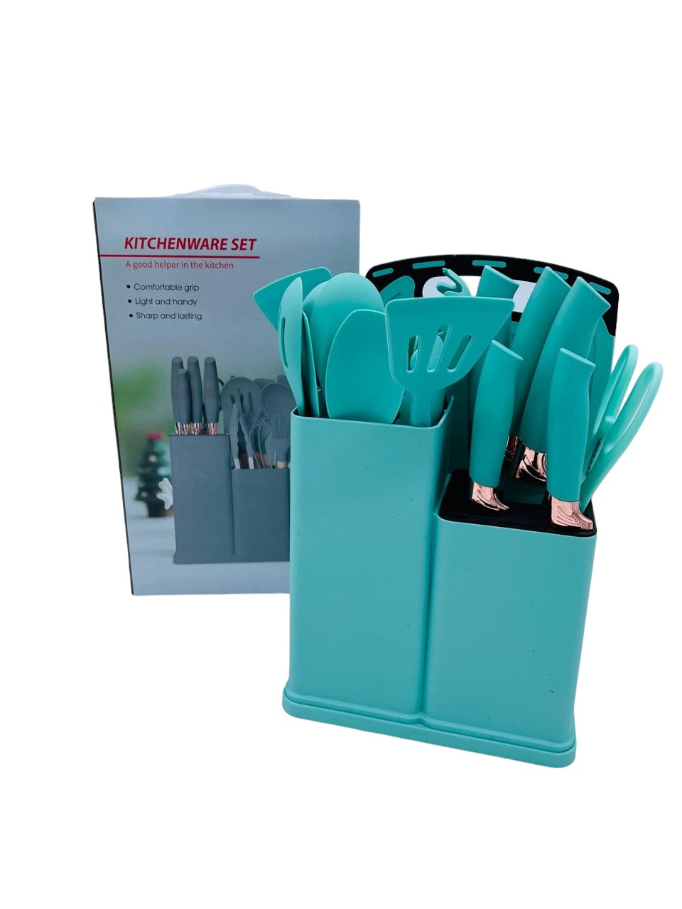 BL-05 Set de cuchillos con tabla para cortar