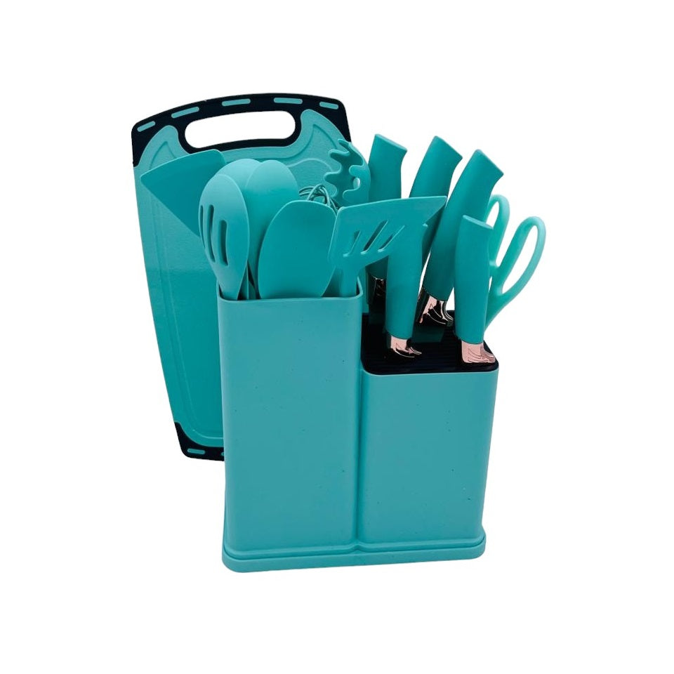 BL-05 Set de cuchillos con tabla para cortar