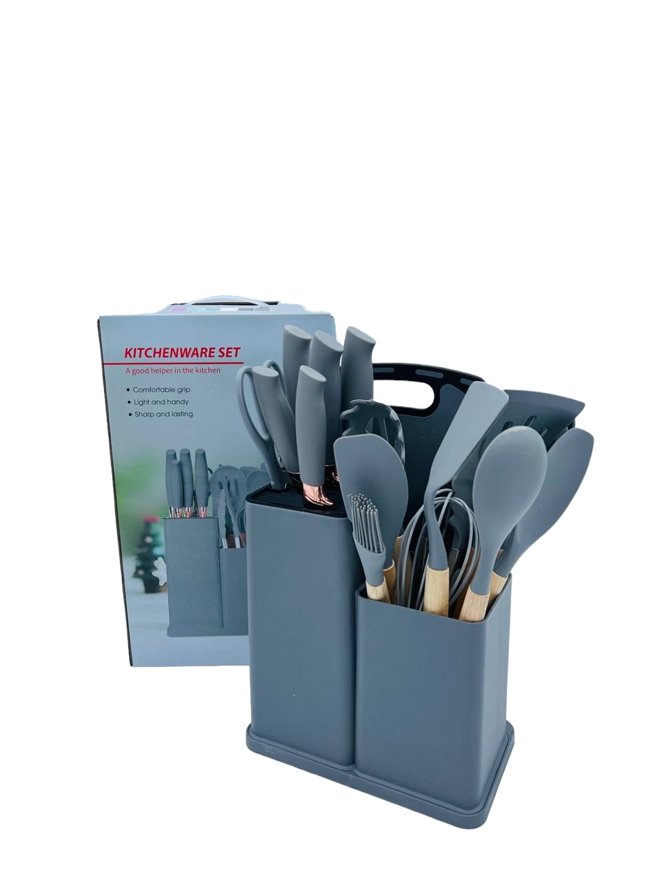 BL-07 Set de cuchillos con tabla para cortar