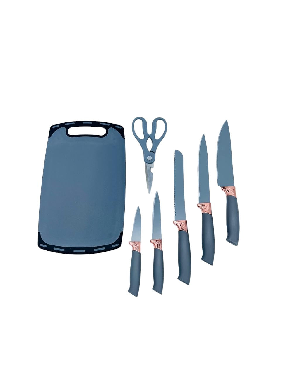 BL-07 Set de cuchillos con tabla para cortar