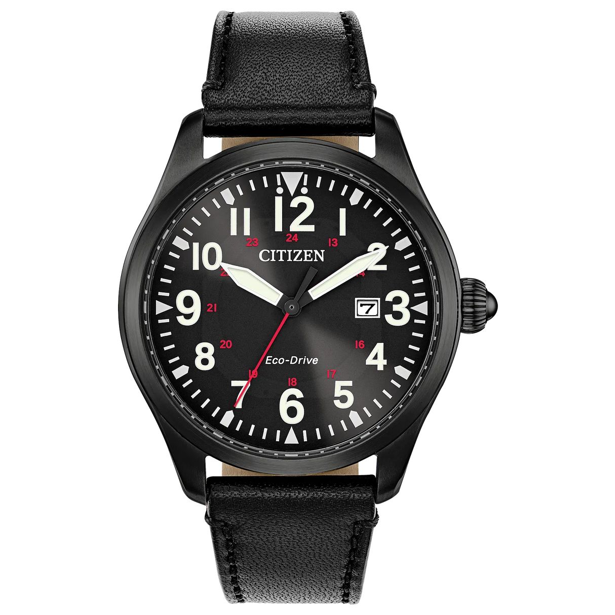 BM6835-15E Reloj Citizen Garrison de caballero pulsera de piel